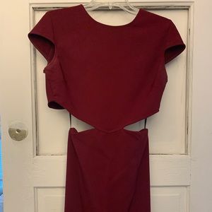 Wine Maxi/Prom Dress